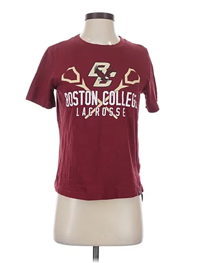 Pre-owned Under Armour Short Sleeve T-shirt In Burgundy