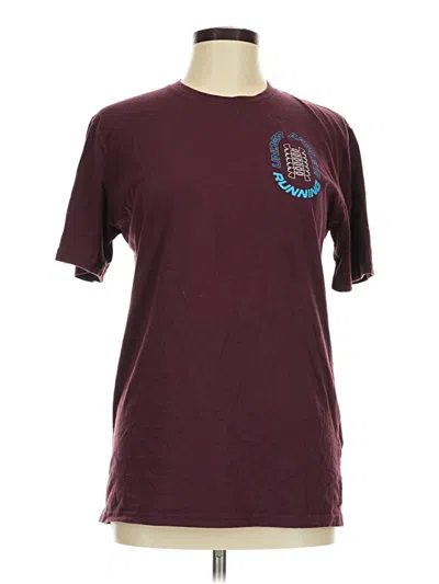 Pre-owned Under Armour Short Sleeve T-shirt In Burgundy