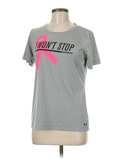 Pre-owned Under Armour Short Sleeve T-shirt In Gray