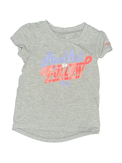 Pre-owned Under Armour Kids' Short Sleeve T-shirt In Gray