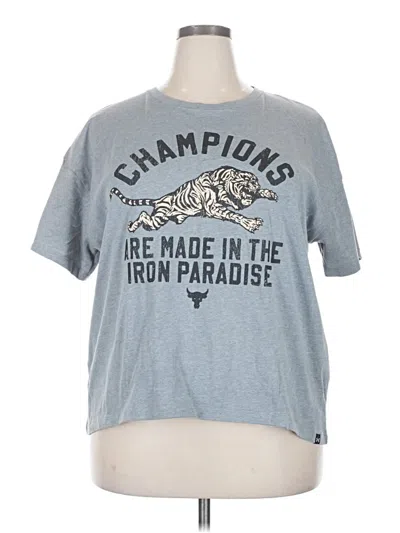 Pre-owned Under Armour Short Sleeve T-shirt In Gray