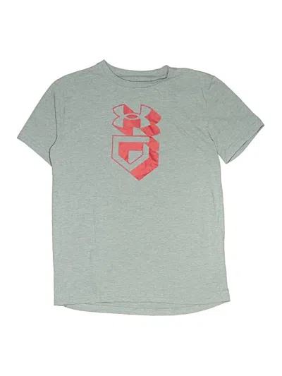 Pre-owned Under Armour Kids' Short Sleeve T-shirt In Gray