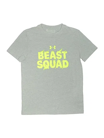 Pre-owned Under Armour Kids' Short Sleeve T-shirt In Gray
