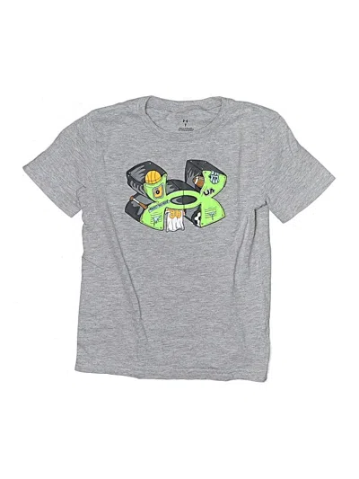 Pre-owned Under Armour Kids' Short Sleeve T-shirt In Gray