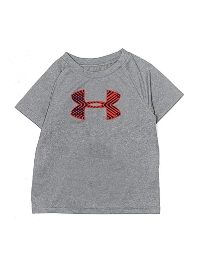 Pre-owned Under Armour Kids' Short Sleeve T-shirt In Gray