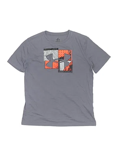 Pre-owned Under Armour Kids' Short Sleeve T-shirt In Gray