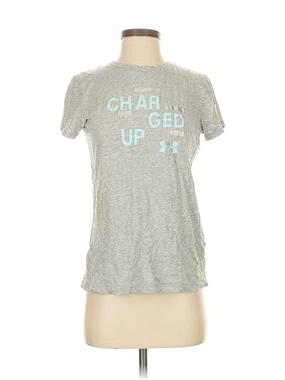 Pre-owned Under Armour Short Sleeve T-shirt In Gray
