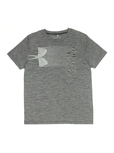 Pre-owned Under Armour Kids' Short Sleeve T-shirt In Gray