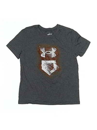 Pre-owned Under Armour Kids' Short Sleeve T-shirt In Gray
