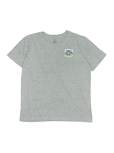 Pre-owned Under Armour Kids' Short Sleeve T-shirt In Gray