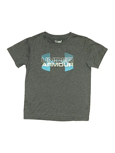 Pre-owned Under Armour Kids' Short Sleeve T-shirt In Gray