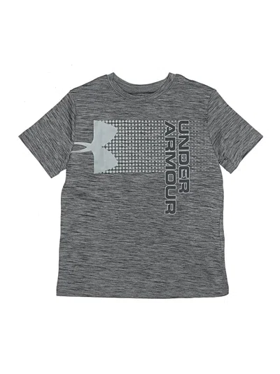 Pre-owned Under Armour Kids' Short Sleeve T-shirt In Gray