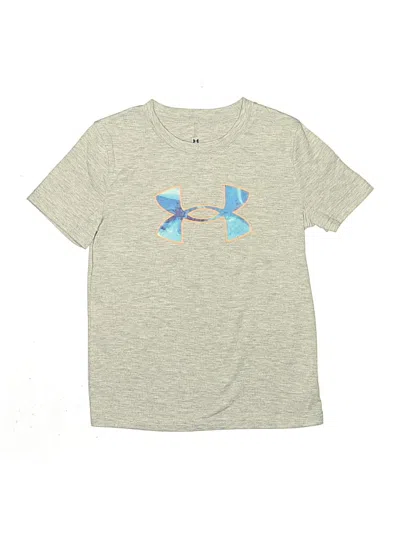 Pre-owned Under Armour Kids' Short Sleeve T-shirt In Gray