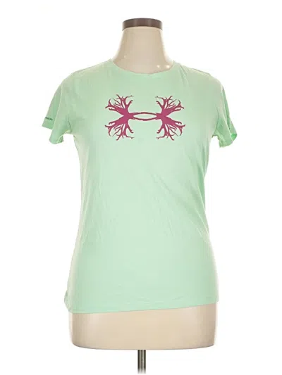 Pre-owned Under Armour Short Sleeve T-shirt In Green