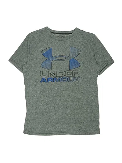 Pre-owned Under Armour Kids' Short Sleeve T-shirt In Green