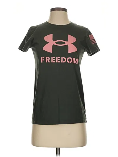 Pre-owned Under Armour Short Sleeve T-shirt In Green
