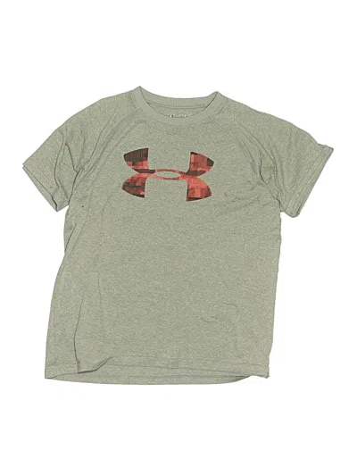 Pre-owned Under Armour Kids' Short Sleeve T-shirt In Green