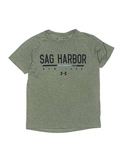 Pre-owned Under Armour Kids' Short Sleeve T-shirt In Green