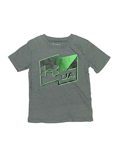 Pre-owned Under Armour Kids' Short Sleeve T-shirt In Green