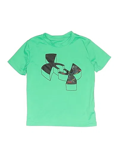 Pre-owned Under Armour Kids' Short Sleeve T-shirt In Green