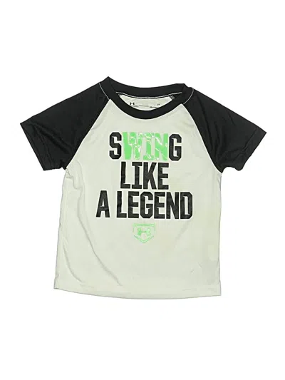 Pre-owned Under Armour Kids' Short Sleeve T-shirt In Green