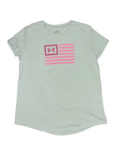 Pre-owned Under Armour Kids' Short Sleeve T-shirt In Green