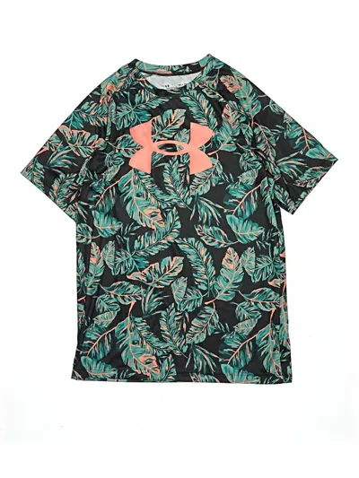 Pre-owned Under Armour Kids' Short Sleeve T-shirt In Green