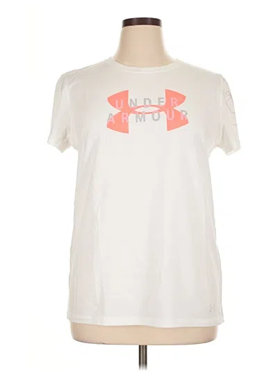 Pre-owned Under Armour Short Sleeve T-shirt In Ivory