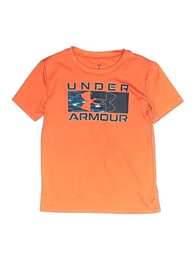 Pre-owned Under Armour Kids' Short Sleeve T-shirt In Orange