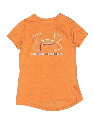 Pre-owned Under Armour Kids' Short Sleeve T-shirt In Orange