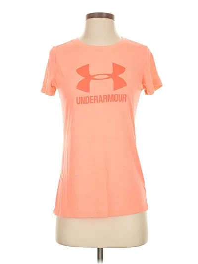 Pre-owned Under Armour Short Sleeve T-shirt In Orange