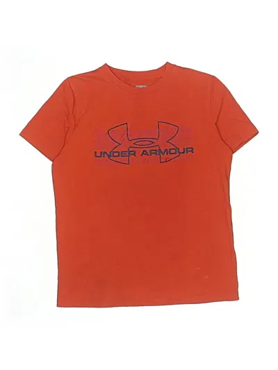 Pre-owned Under Armour Kids' Short Sleeve T-shirt In Orange