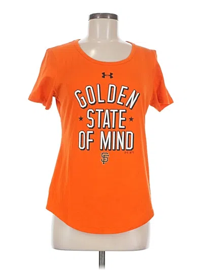 Pre-owned Under Armour Short Sleeve T-shirt In Orange