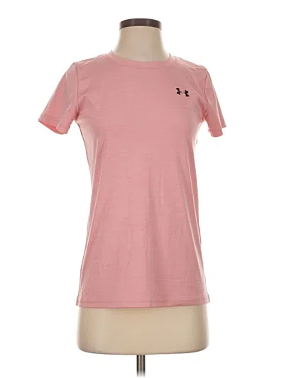 Pre-owned Under Armour Short Sleeve T-shirt In Pink