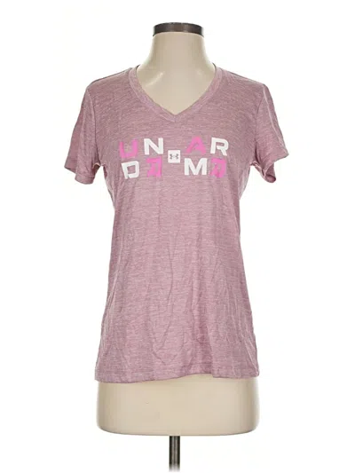 Pre-owned Under Armour Short Sleeve T-shirt In Pink