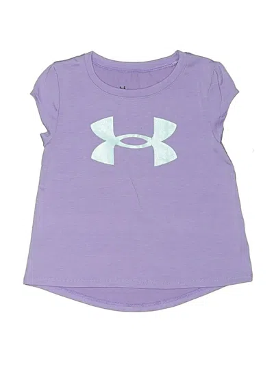 Pre-owned Under Armour Kids' Short Sleeve T-shirt In Purple
