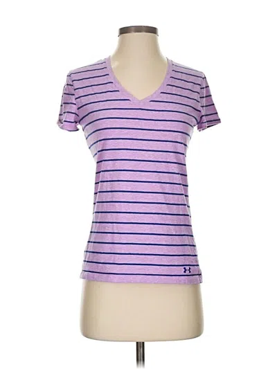 Pre-owned Under Armour Short Sleeve T-shirt In Purple
