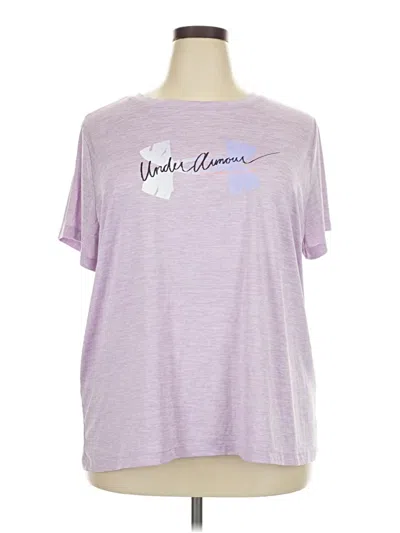 Pre-owned Under Armour Short Sleeve T-shirt In Purple