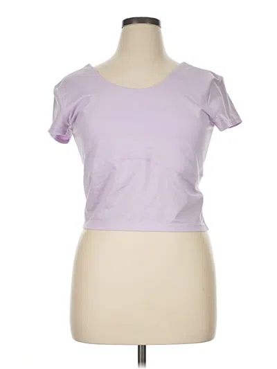 Pre-owned Under Armour Short Sleeve T-shirt In Purple