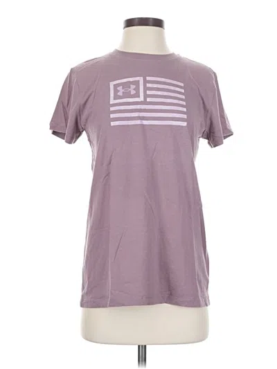 Pre-owned Under Armour Short Sleeve T-shirt In Purple