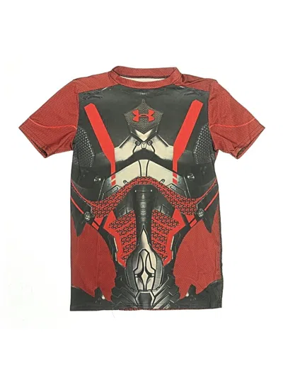 Pre-owned Under Armour Kids' Short Sleeve T-shirt In Red