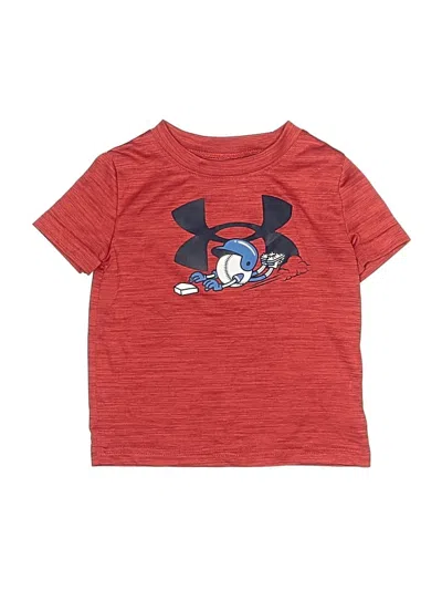 Pre-owned Under Armour Babies' Short Sleeve T-shirt In Red