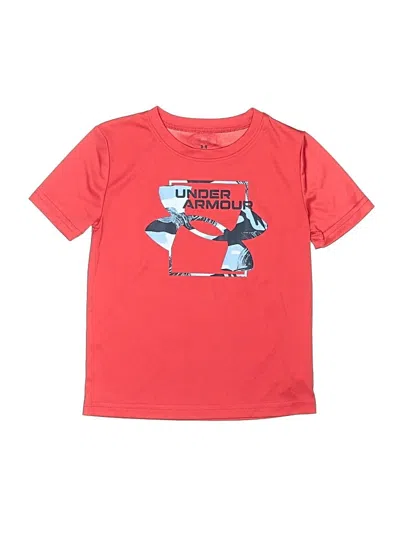 Pre-owned Under Armour Kids' Short Sleeve T-shirt In Red