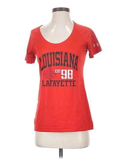 Pre-owned Under Armour Short Sleeve T-shirt In Red