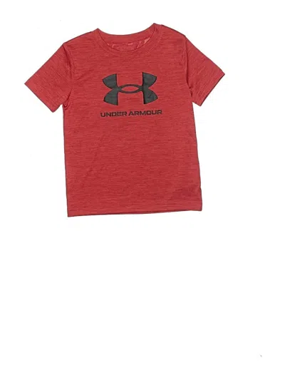 Pre-owned Under Armour Kids' Short Sleeve T-shirt In Red