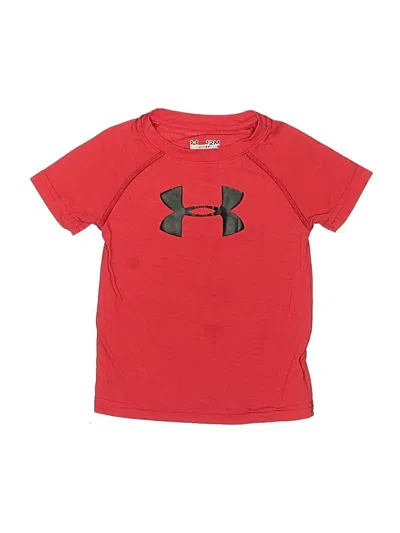 Pre-owned Under Armour Babies' Short Sleeve T-shirt In Red