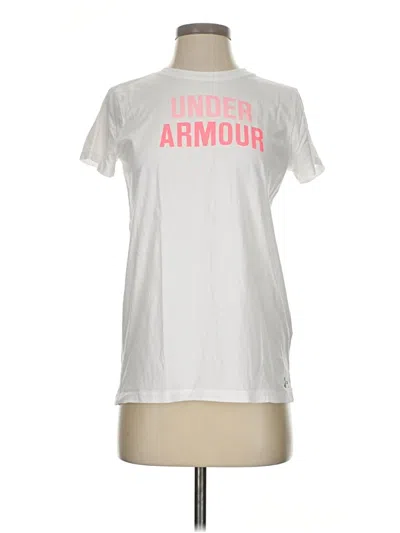 Pre-owned Under Armour Short Sleeve T-shirt In Silver