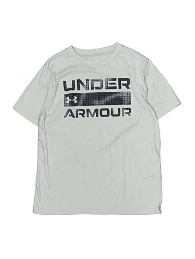 Pre-owned Under Armour Kids' Short Sleeve T-shirt In Silver