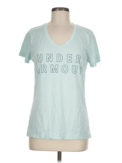 Pre-owned Under Armour Short Sleeve T-shirt In Teal