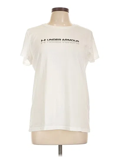 Pre-owned Under Armour Short Sleeve T-shirt In White